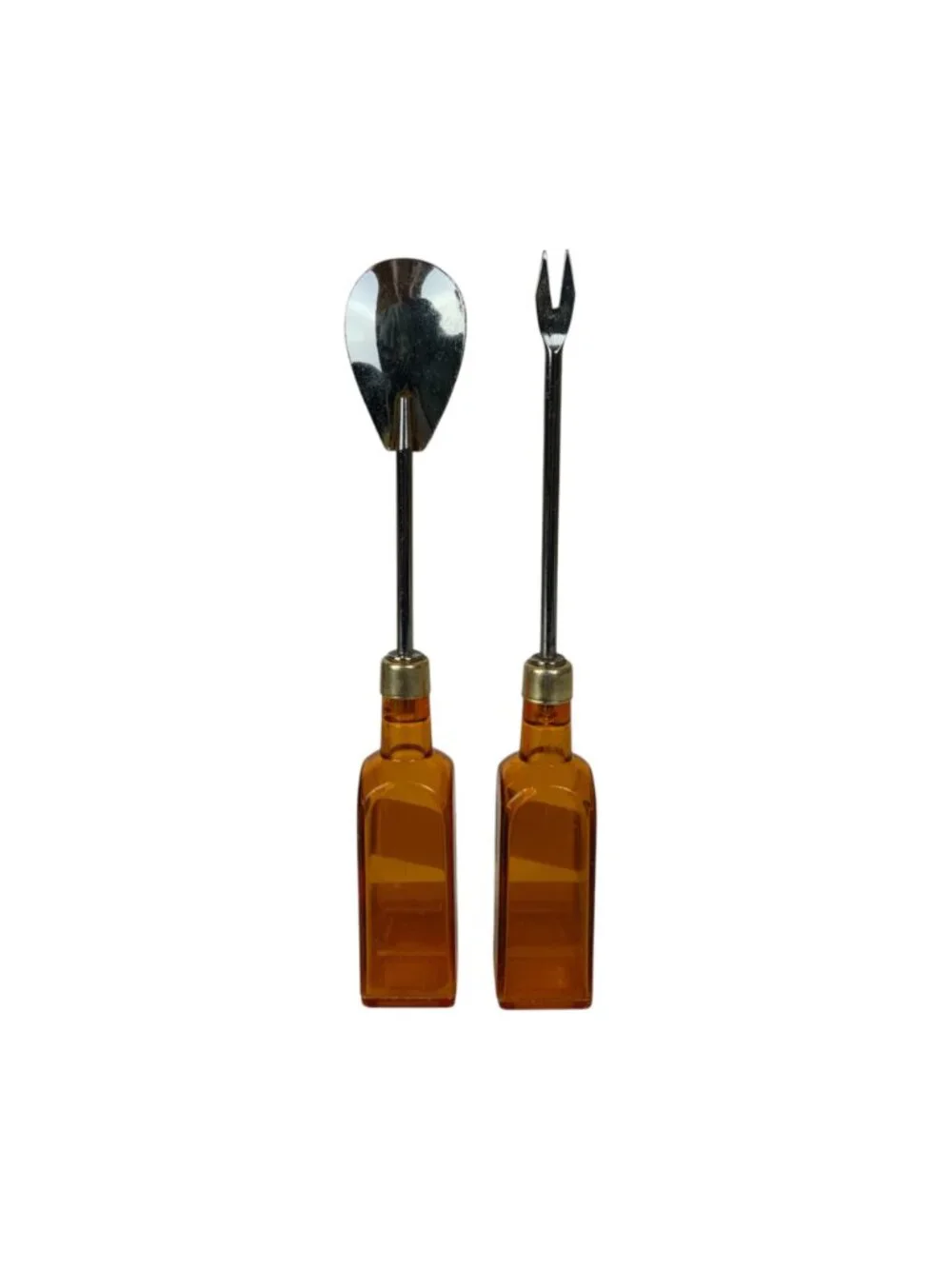 Vintage Johnnie Wine Bar Tools Ice Pick Spade Plastic Bottle Handles Taiwan
